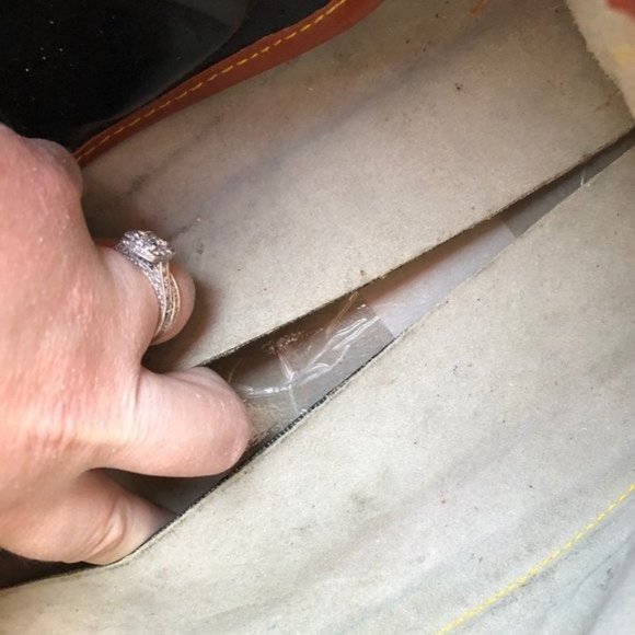 DOONEY & BOURKE Vintage 90's Leather Handbag - Picture 8 of 8